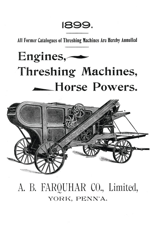 1899 ENGINES, THRESHING MACHINES, HORSE POWERS, E-BOOK