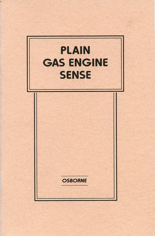 PLAIN GAS ENGINE SENSE, E-BOOK